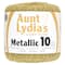 15 Pack: Aunt Lydia's® Metallic Gold Crochet Thread™
